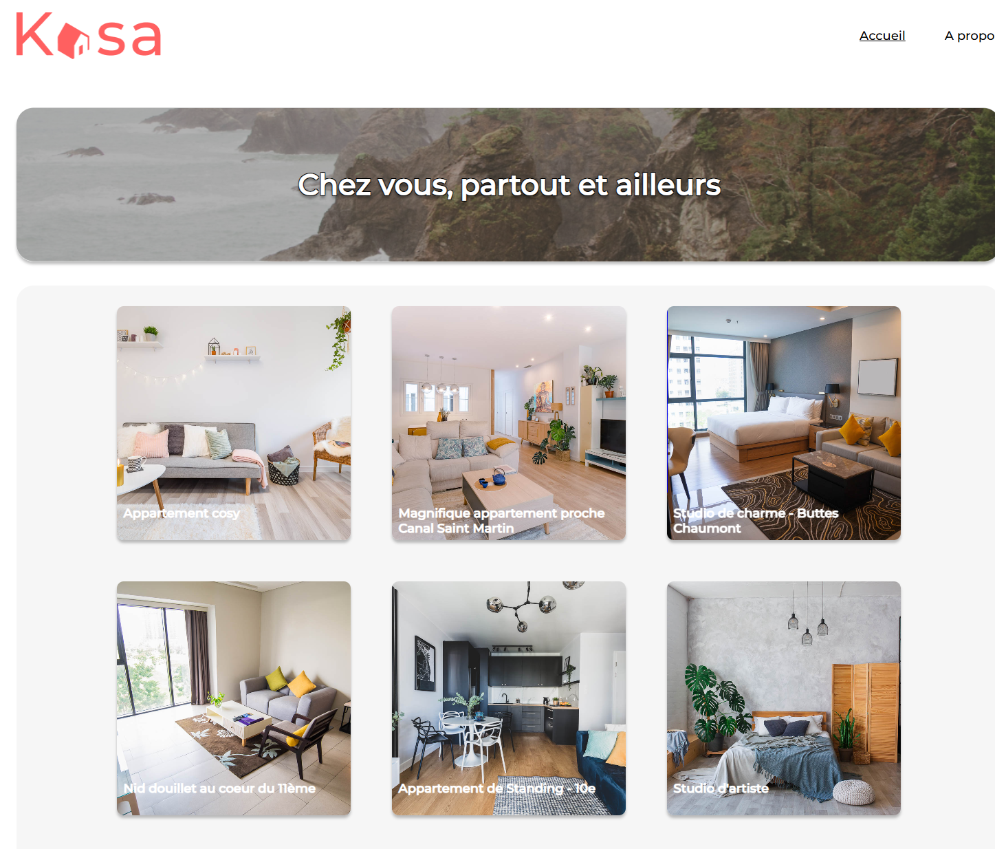 projet OpenClassRooms React