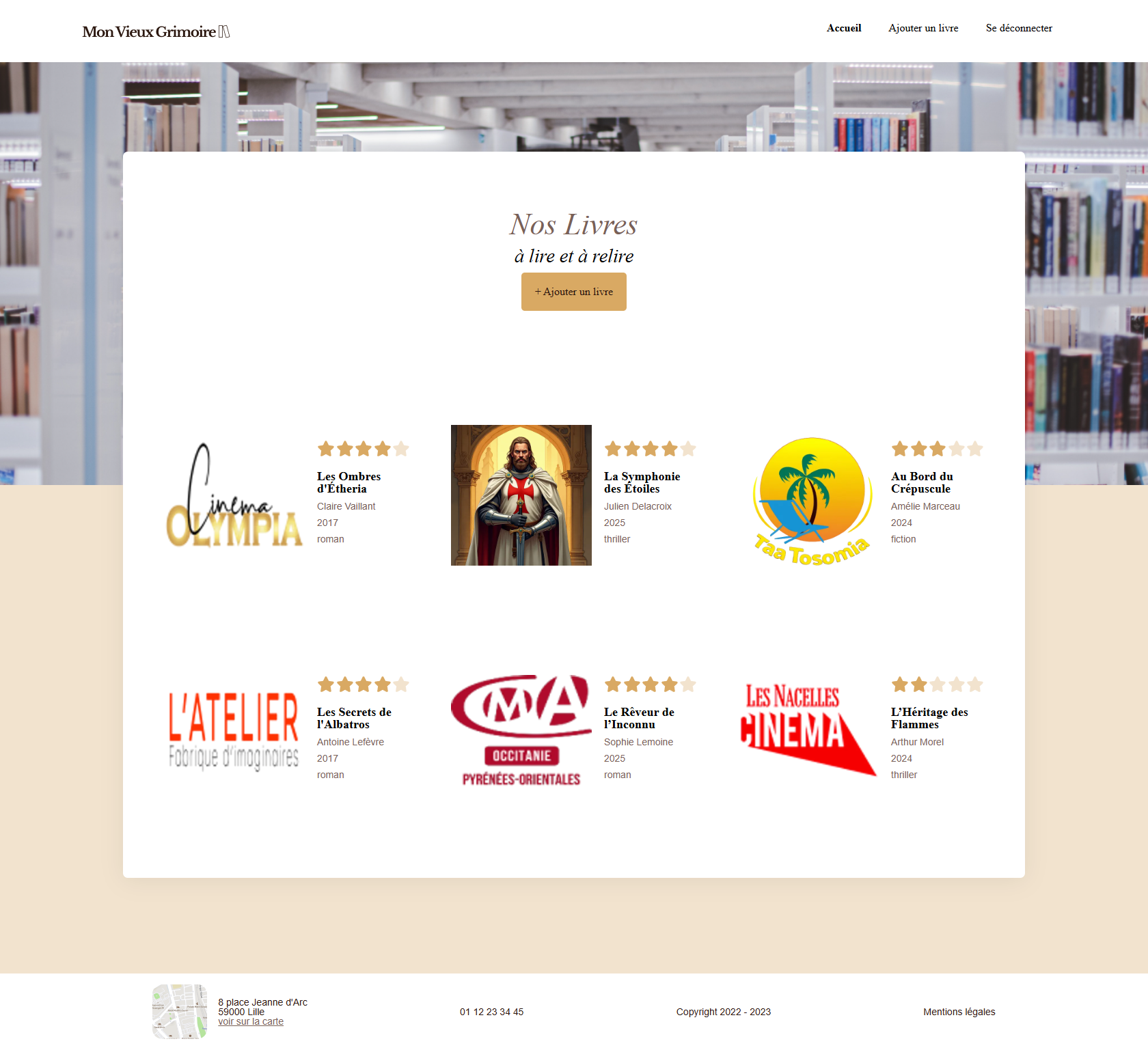 projet OpenClassRooms Backend